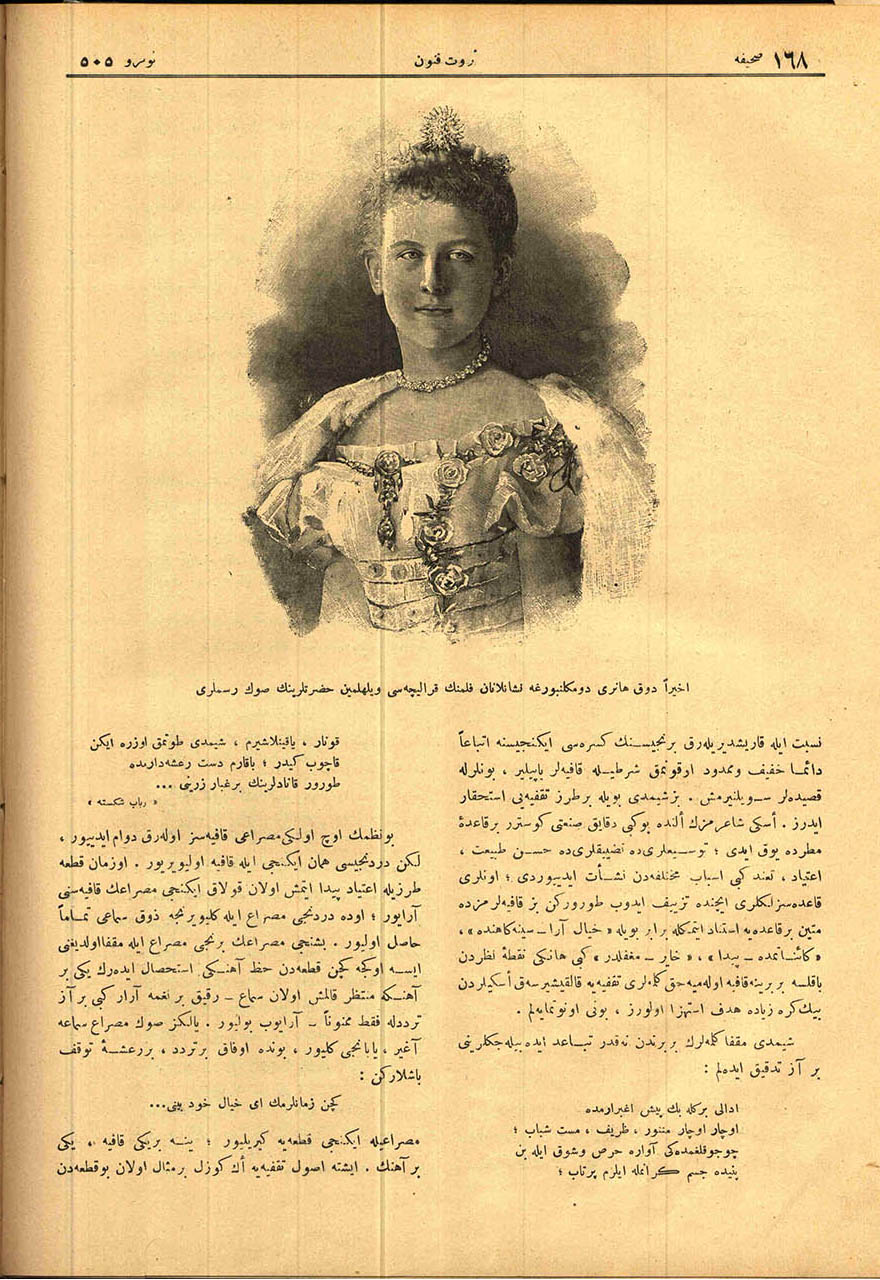 Ahiren Dük Hanri dö Meklenburg’a [Henry de Mecklenburg-Schwerin] Nişanlanan Felemenk Kraliçesi Vilhelmin [Wilhelmina] Hazretlerinin Son Resimleri